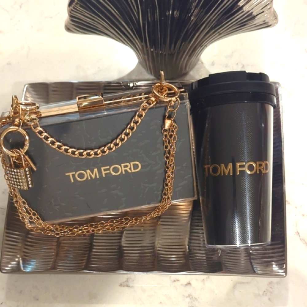 Tom Ford Paper Shopping Bag Transformed| Novelty Clutch And cup